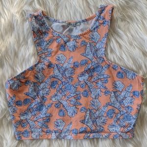Floral Charlotte Russe Crop Top